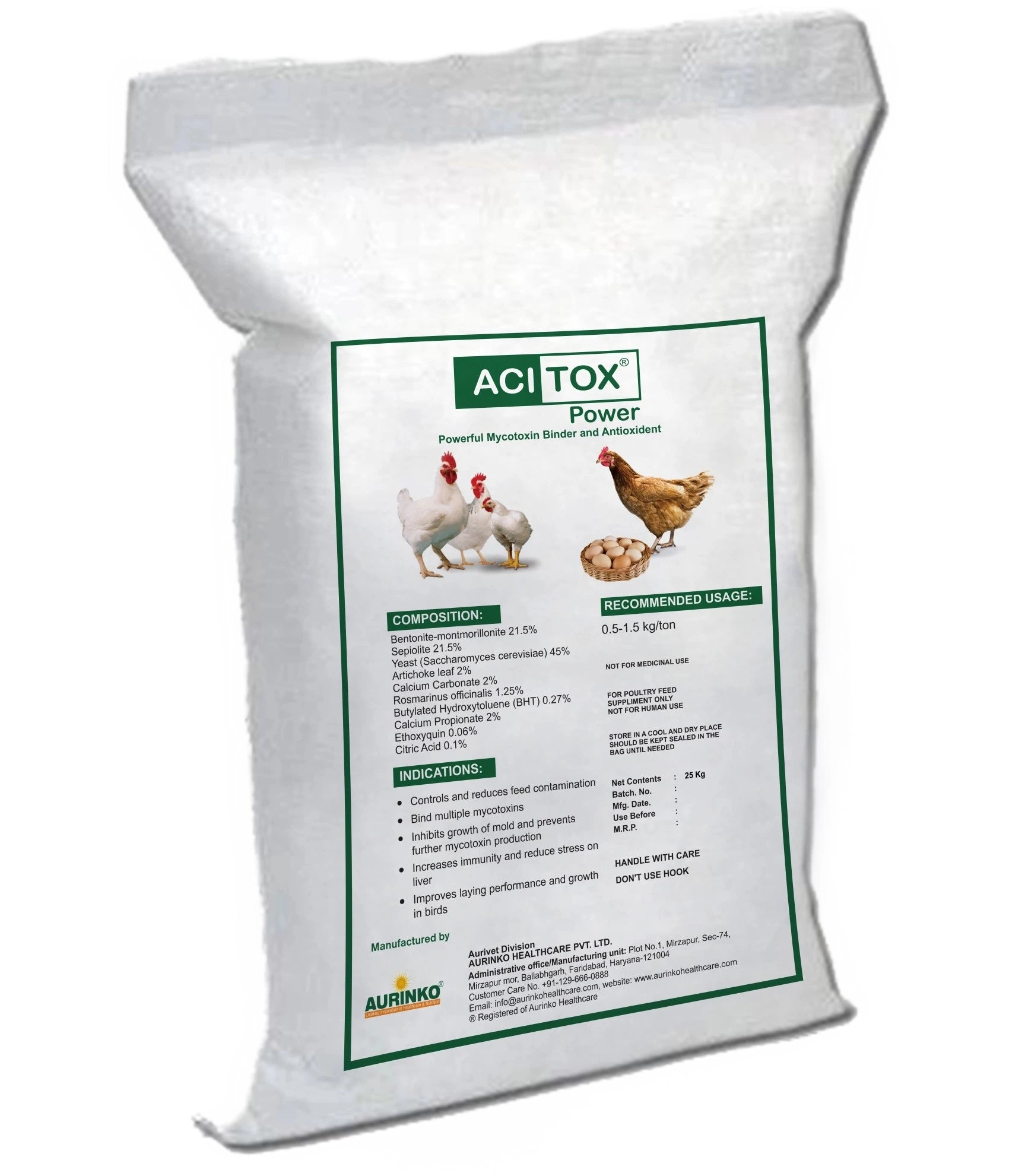 Acitox Power-Powerful Mycotoxin Binder and Antioxidant