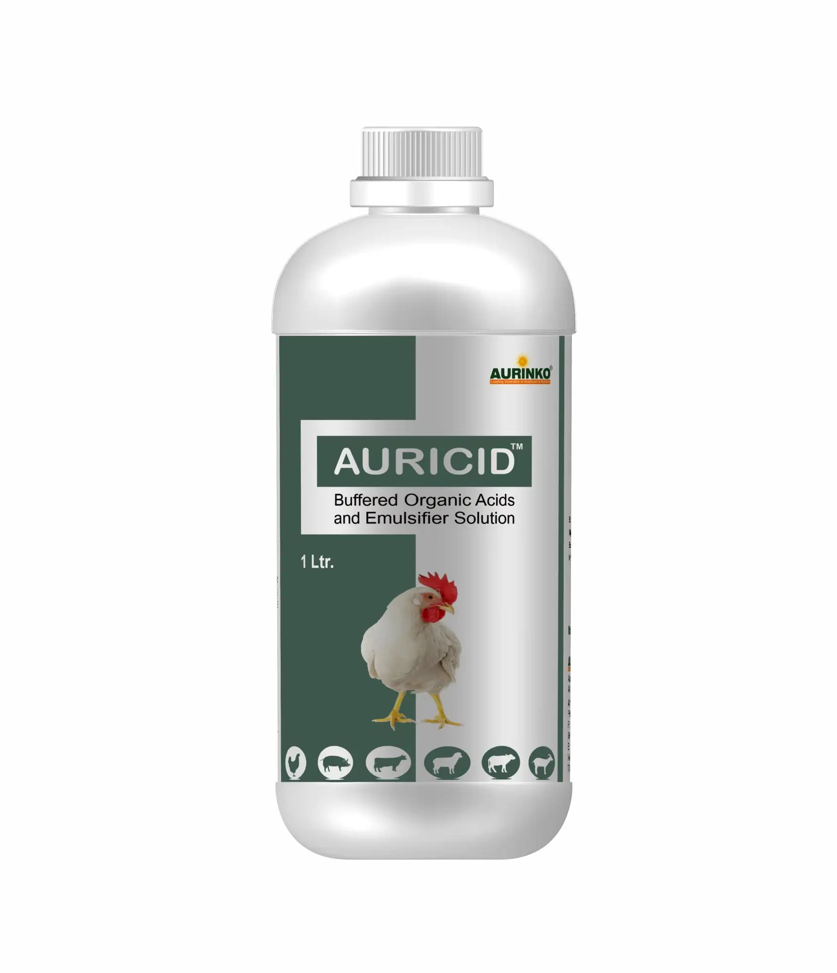 Auricid-Buffered Organic Acids and Emulsifier Solution