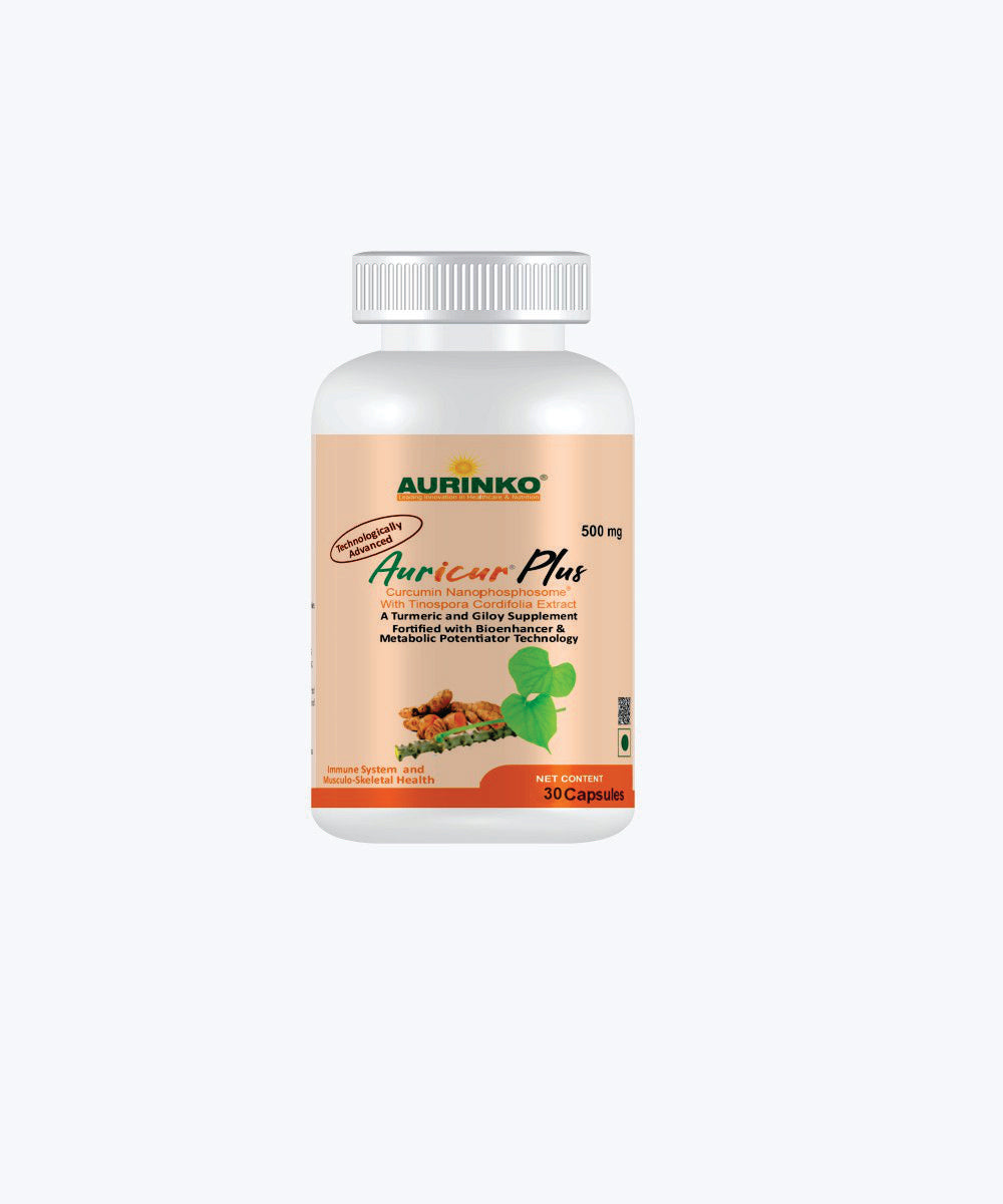 Auricur Plus -Curcumin Nanophosphosome® With Tinospora Cordifolia Extract