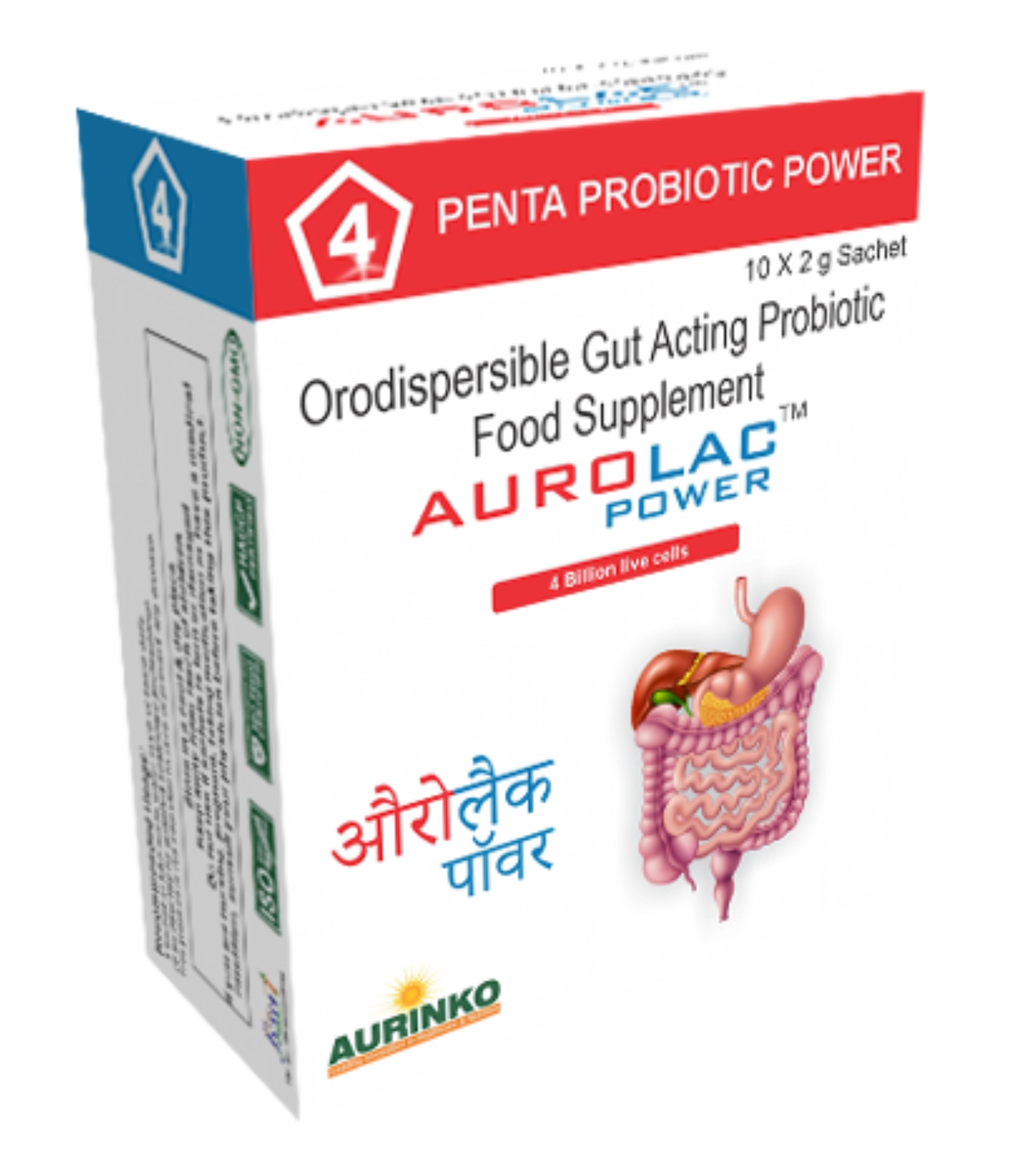 Aurolac Power -Complementary Food Supplement: A UNIQUE PROBIOTIC BLEND