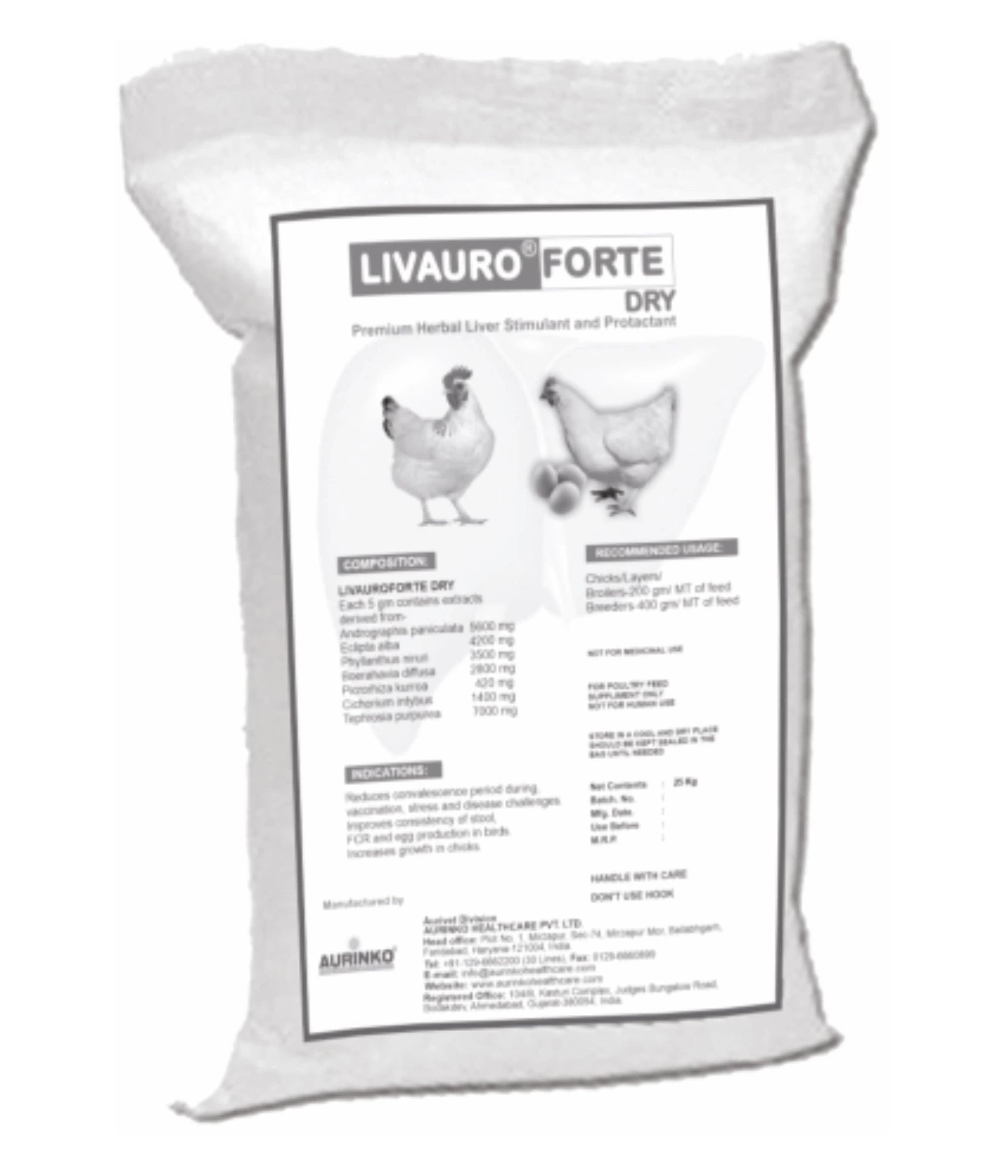LivauroForte Dry-Premium Herbal Liver Stimulant and Protectant